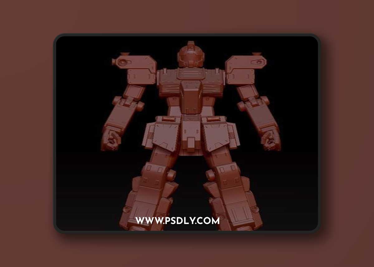 RGM-79 GM Thunderbolt – 3D Print Model