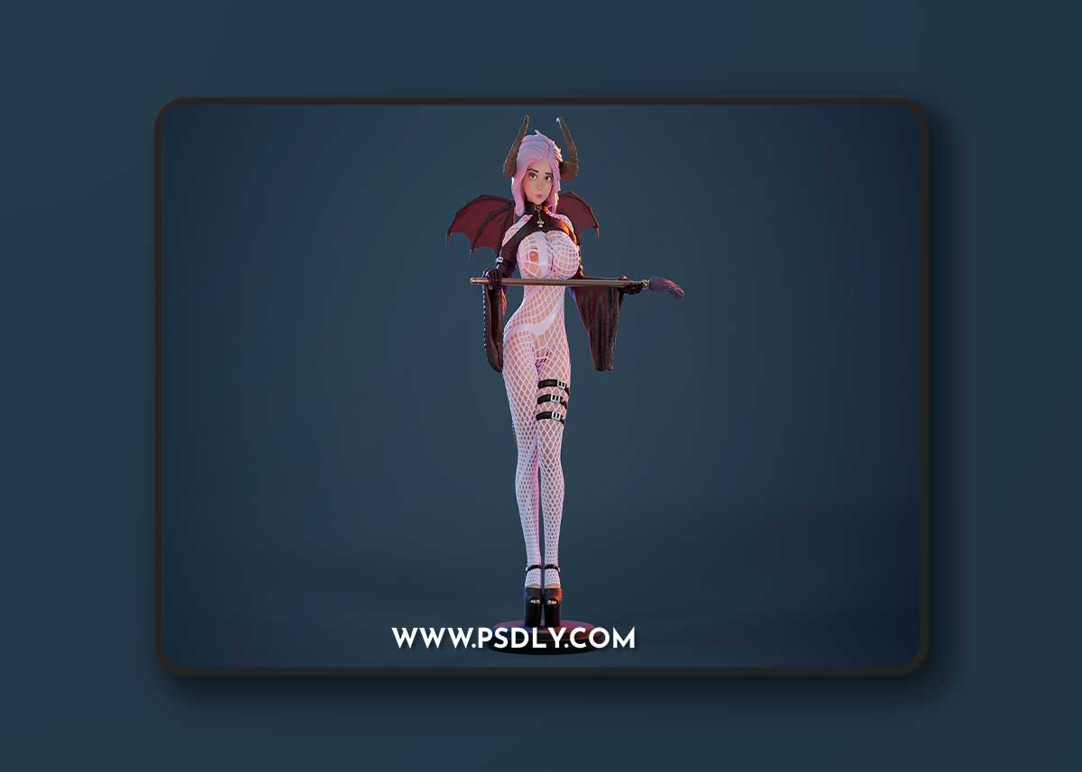 Sexy bdsm Succubus - B – 3D Print Model