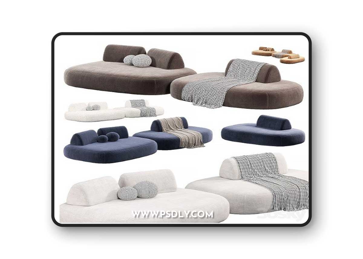 Telen Ligne Roset Divanetto Sofa by Miliashop Sofas