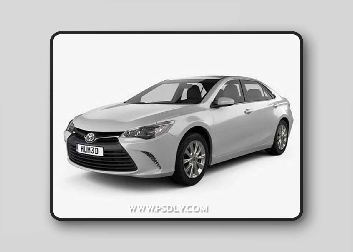 Toyota Camry XLE 2017 - 3d model
