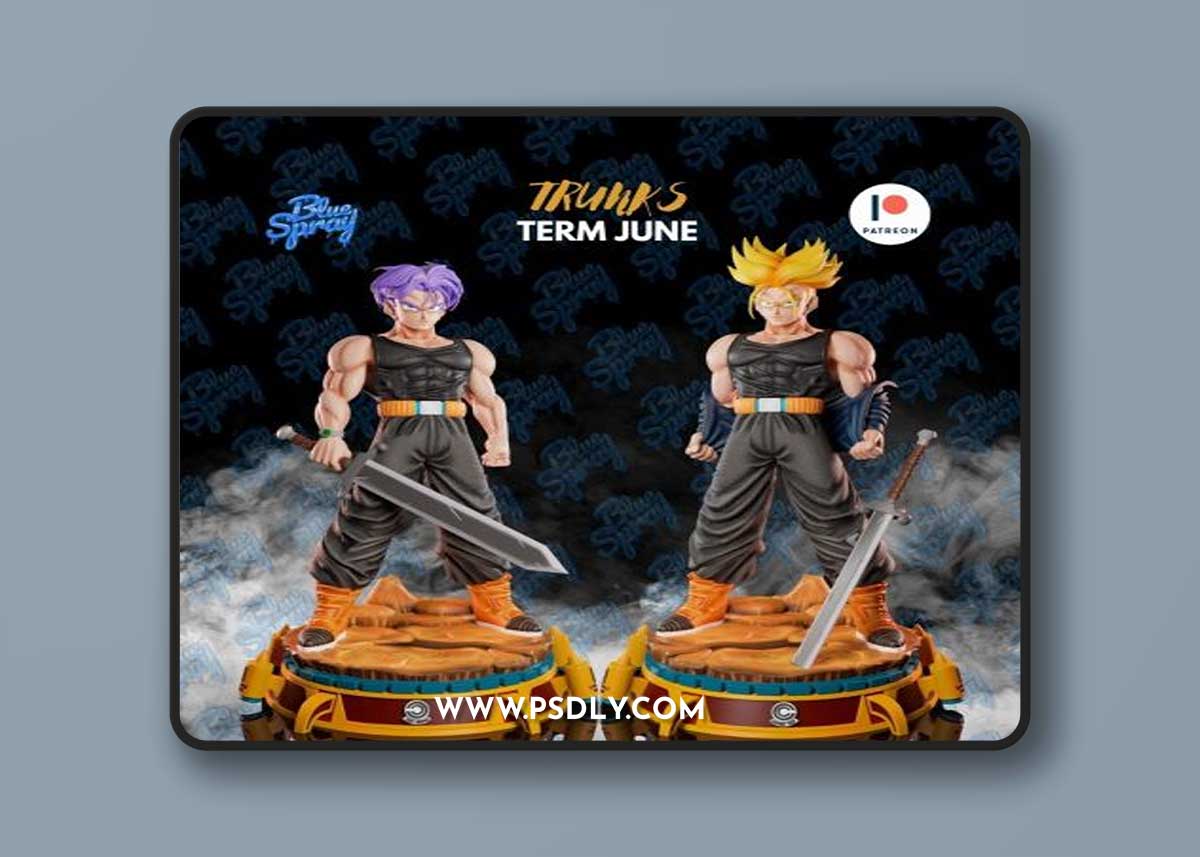 Trunks Sculpture Dragon Ball Z – 3D Print Model