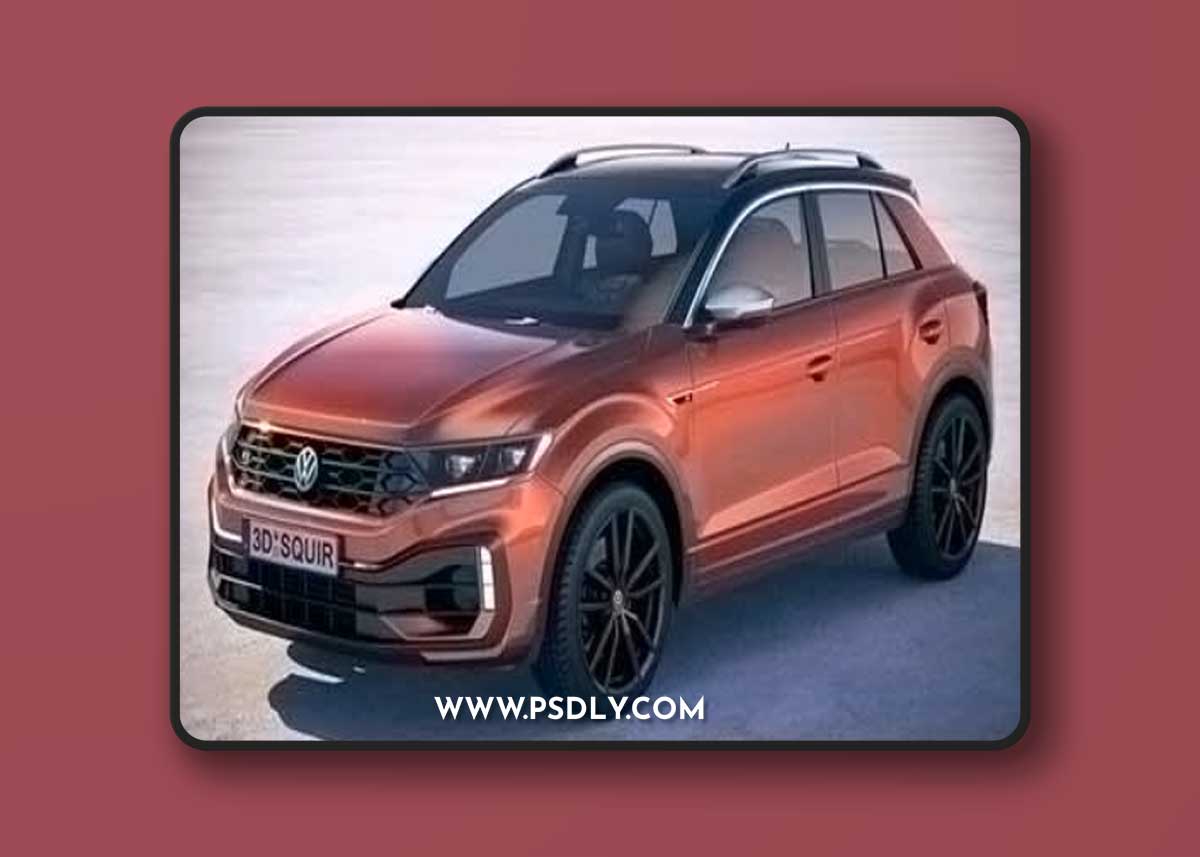 Volkswagen T-Roc R 2020 - 3d model