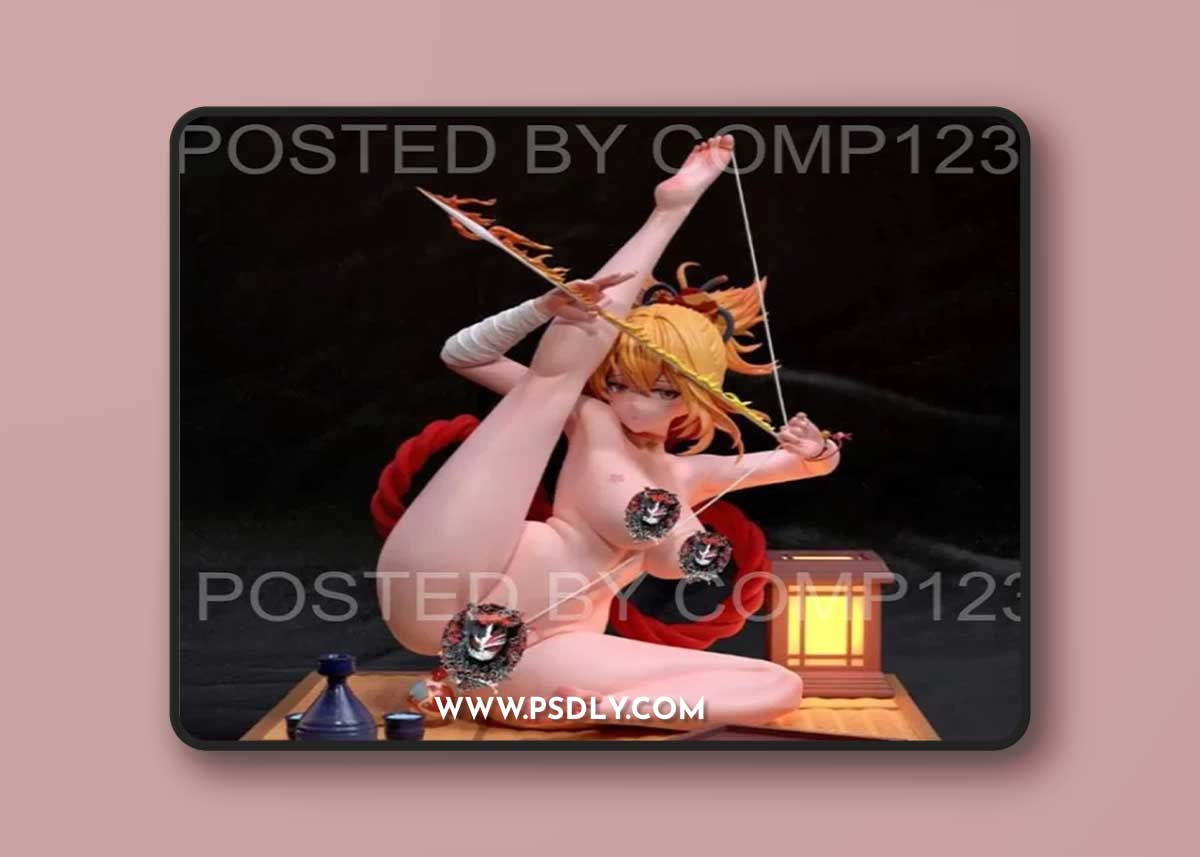 Yoimiya Nude Archer – 3D Print Model