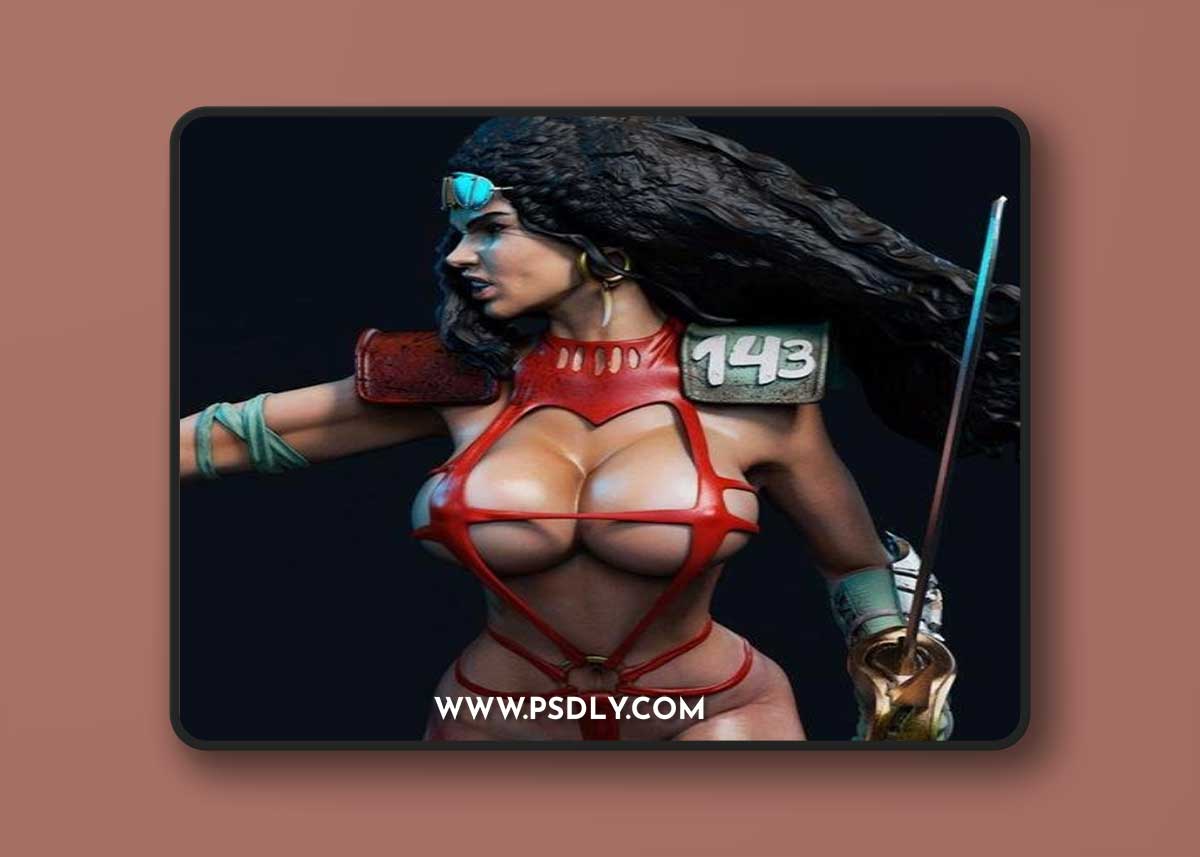 3d Verse Studios - Julie Strain – 3D Print Model