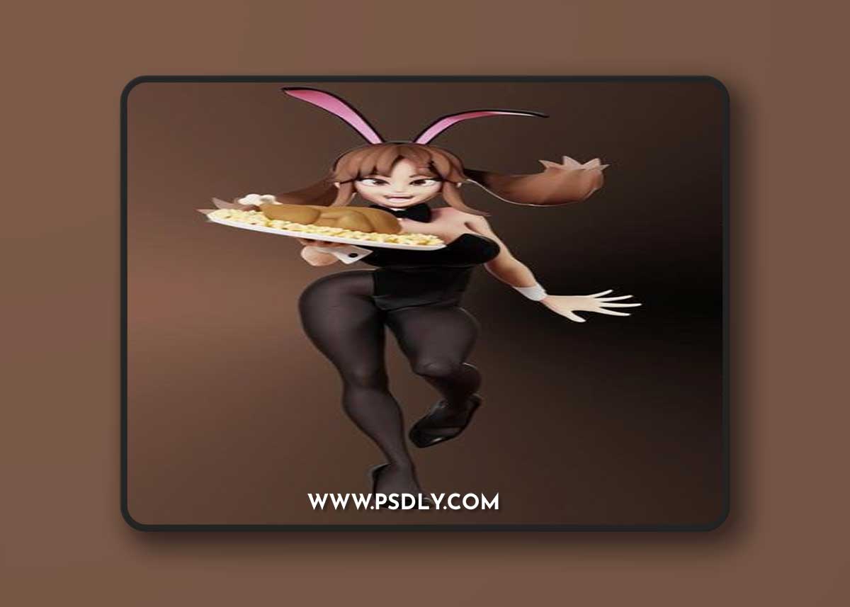 AmarilloArts - Bunny Suit Ada – 3D Print Model