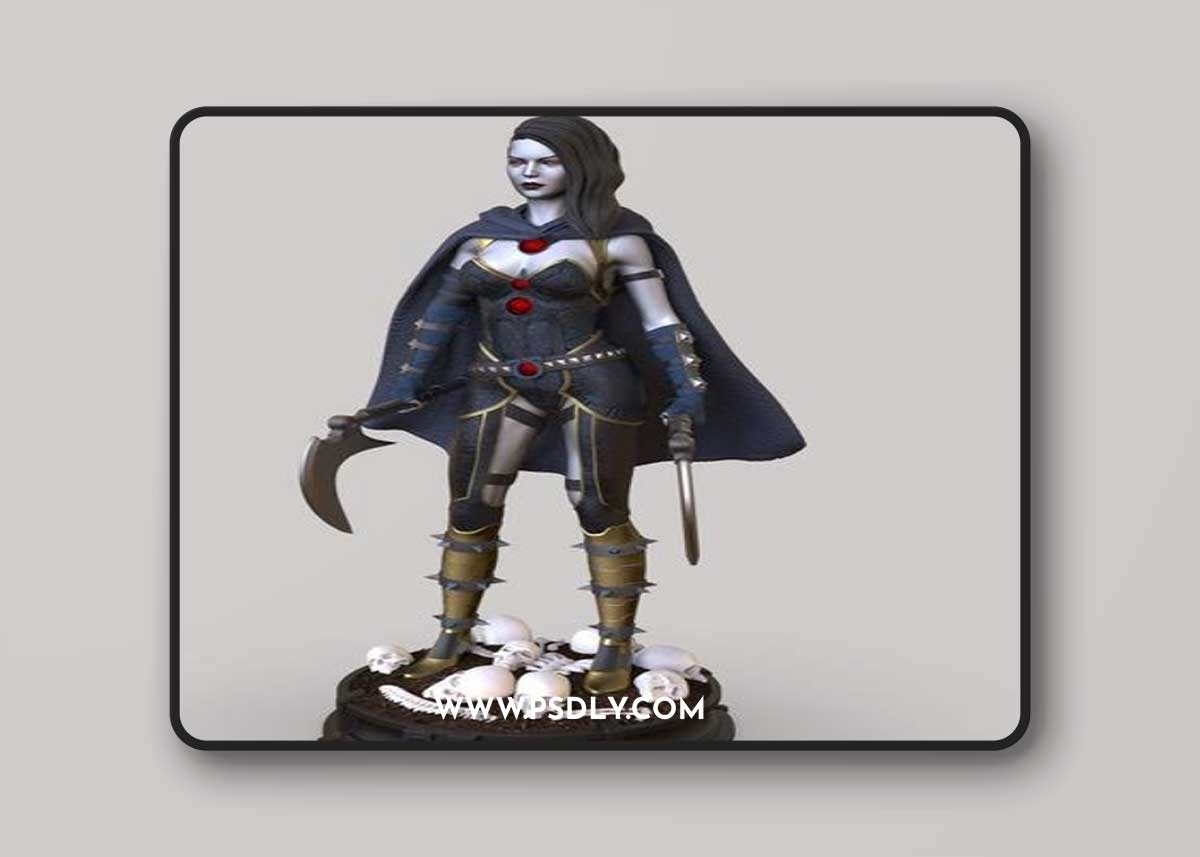 Artifex3d - Grail - Daughter of Darkseid – 3D Print Model