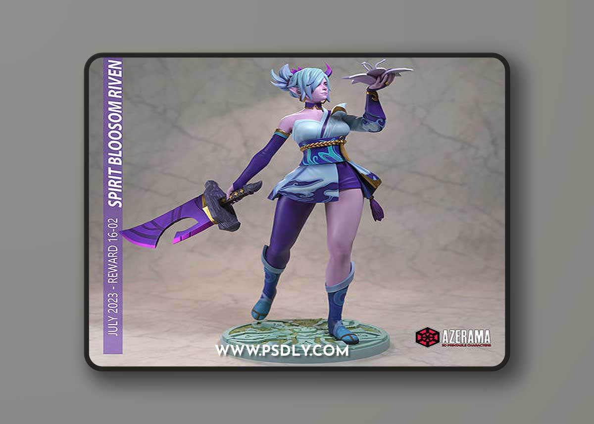Azerama - Spirit Blossom Riven – 3D Print Model