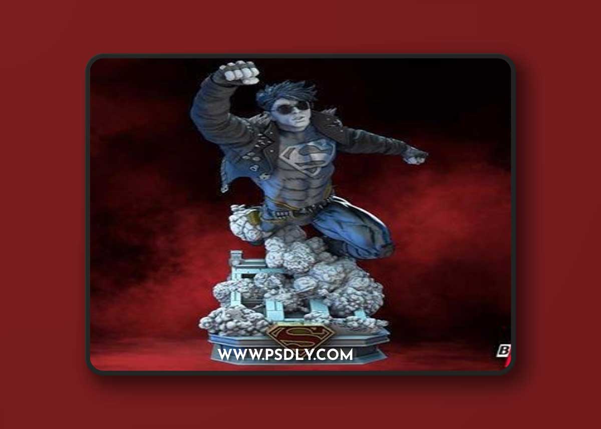 B3DSERK - Superboy Sculpture – 3D Print Model