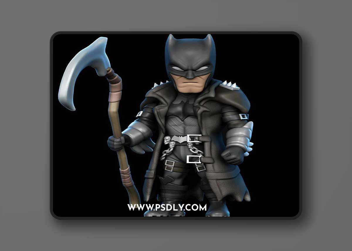 Batman Death Metal Chibi – 3D Print Model