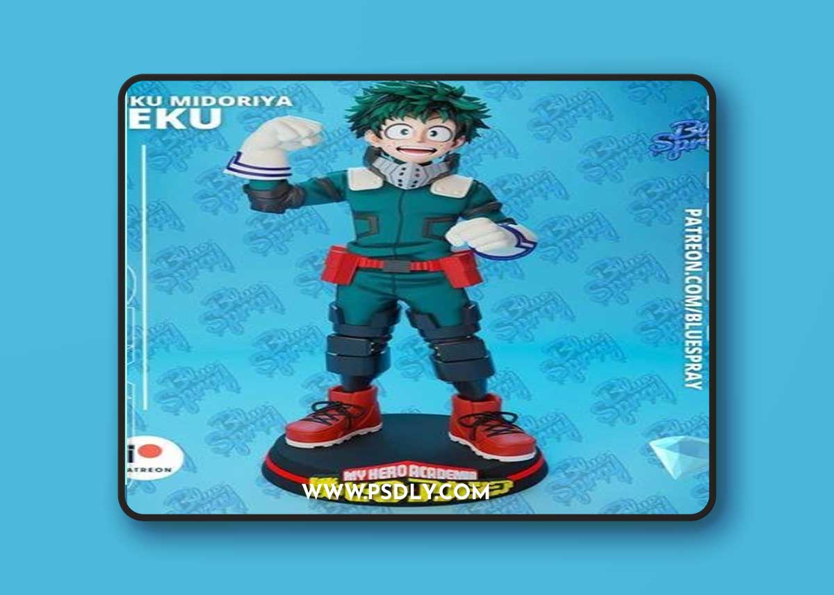 Blue Spray - Deku (Izuku Midoriya) – 3D Print Model