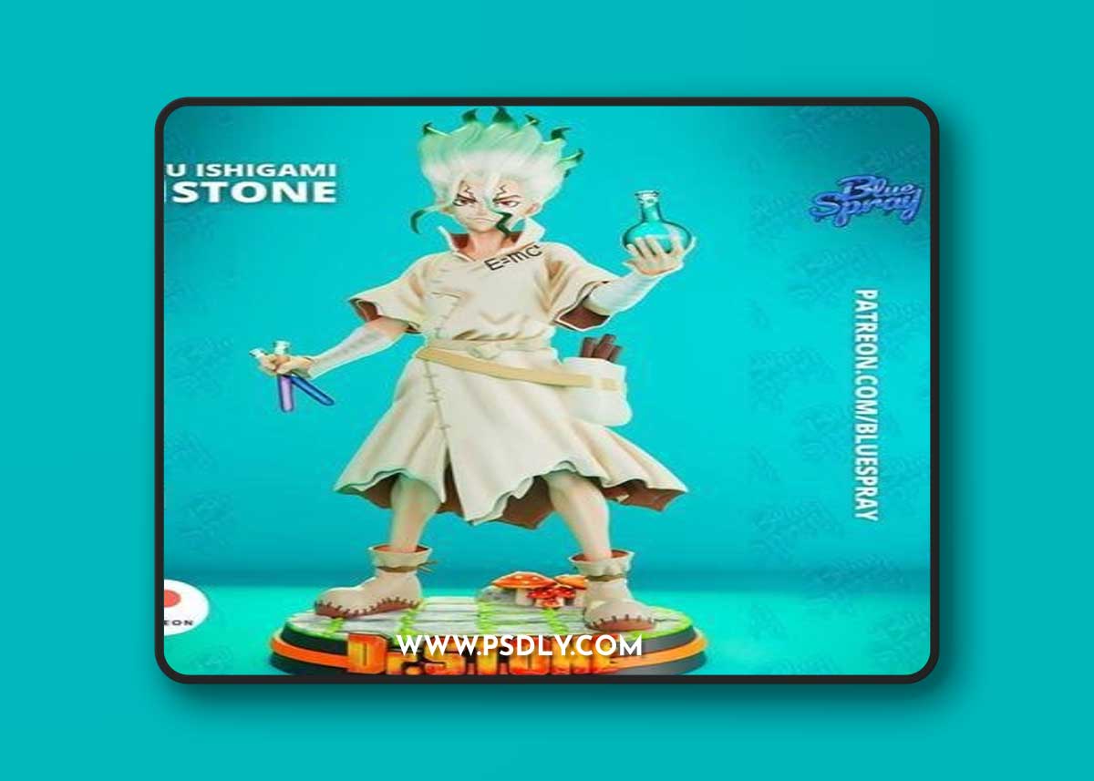 Blue Spray - Senku Ishigami – 3D Print Model