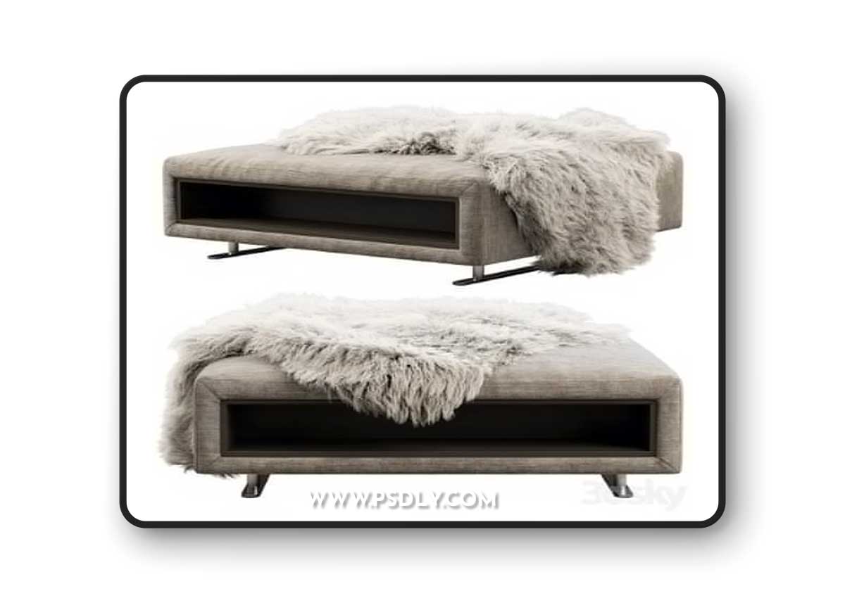BoConcept Hampton footstool with storage
