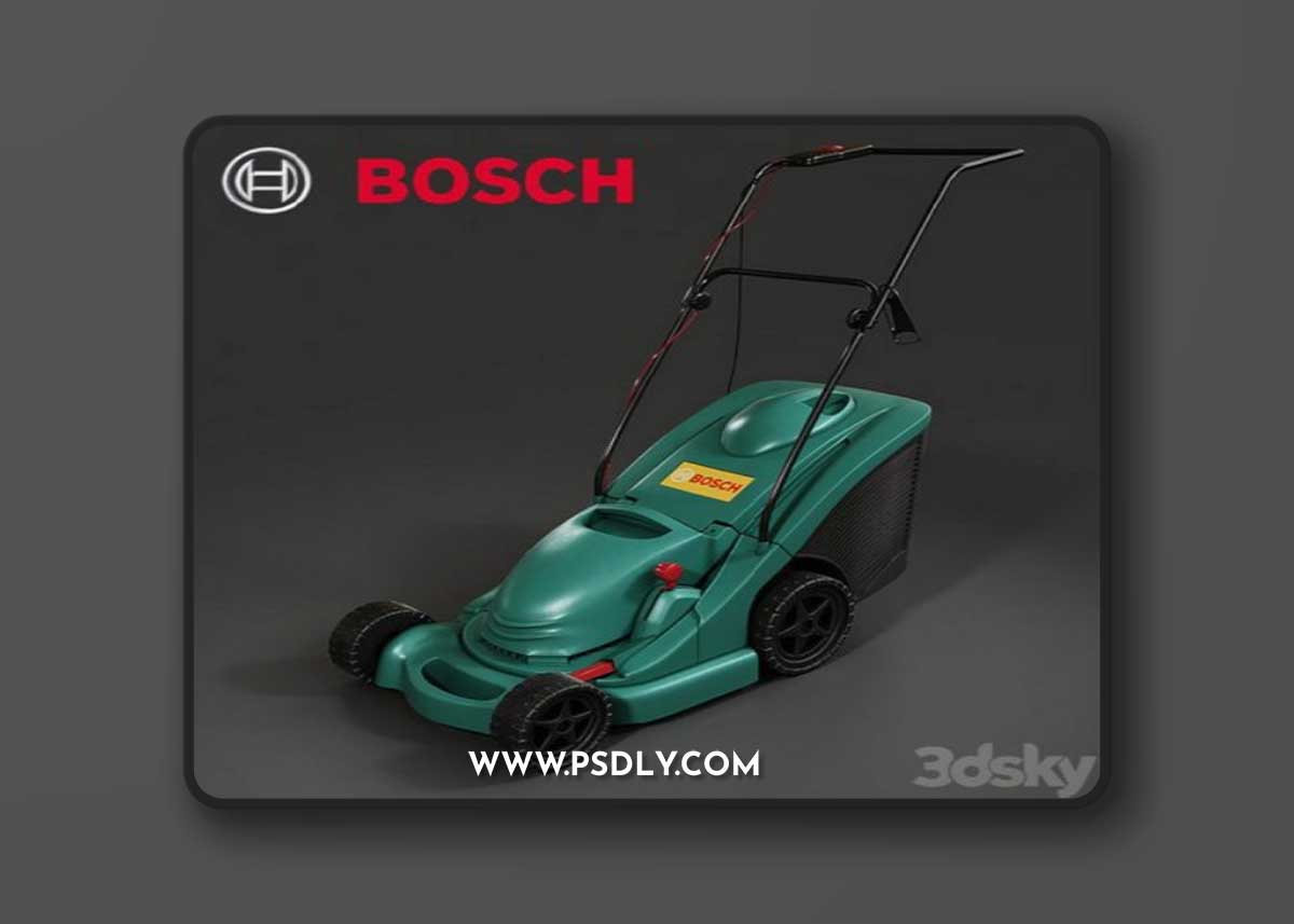 Bosch Lawn Mowers 3D Model