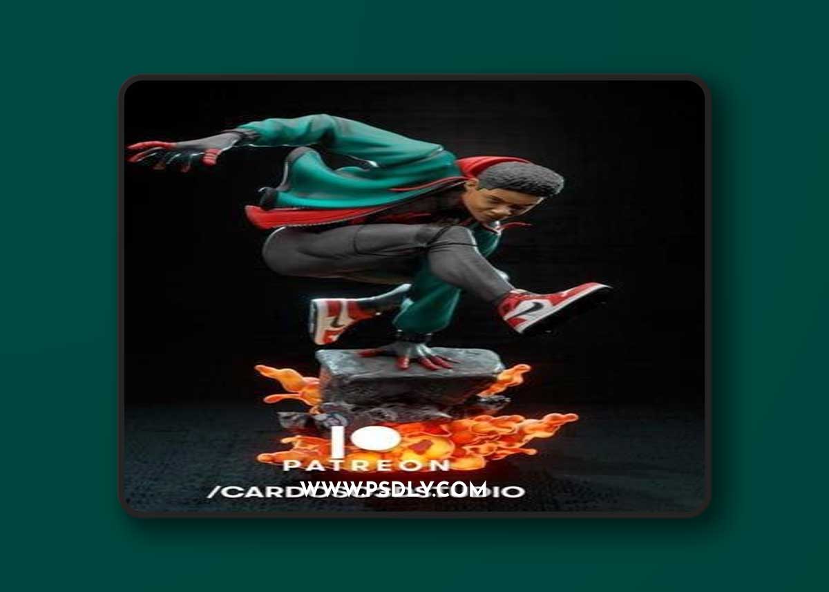 Ca 3d Studios - Spiderman - Miles Morales – 3D Print Model