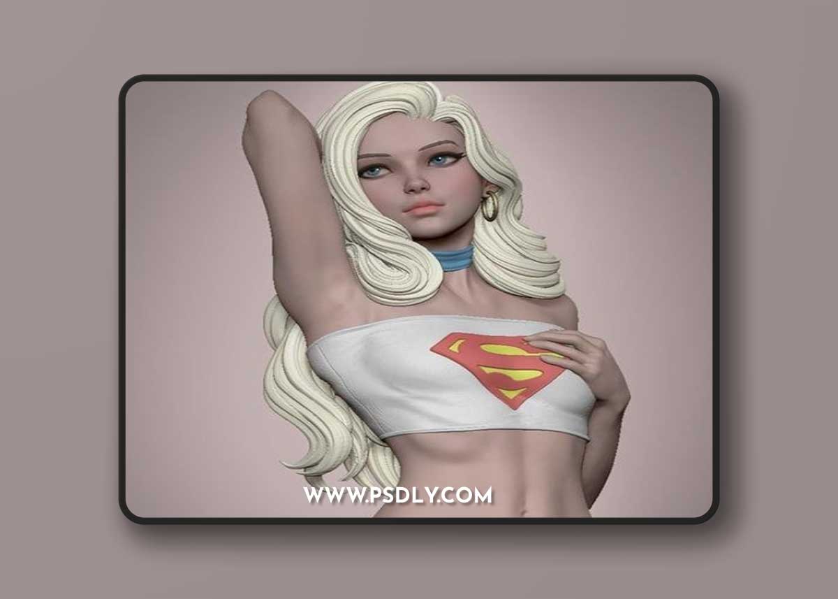 Ca 3d Studios - Supergirl – 3D Print Model
