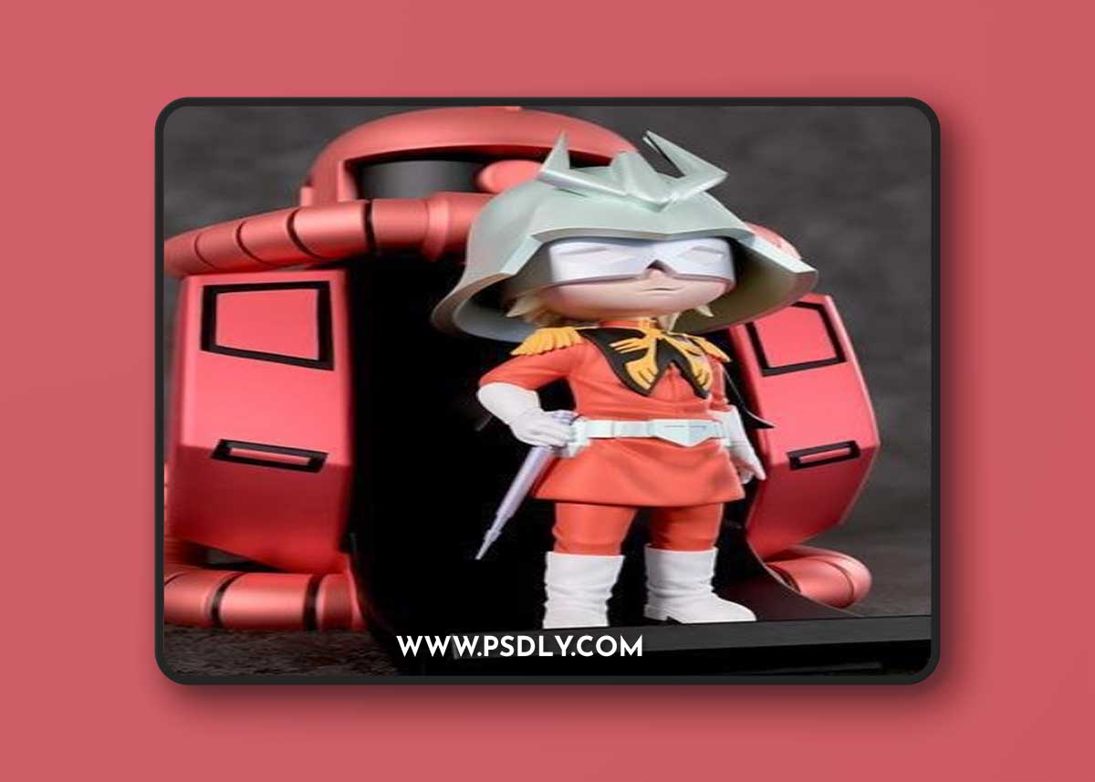 Char Aznable Chibi – 3D Print Model