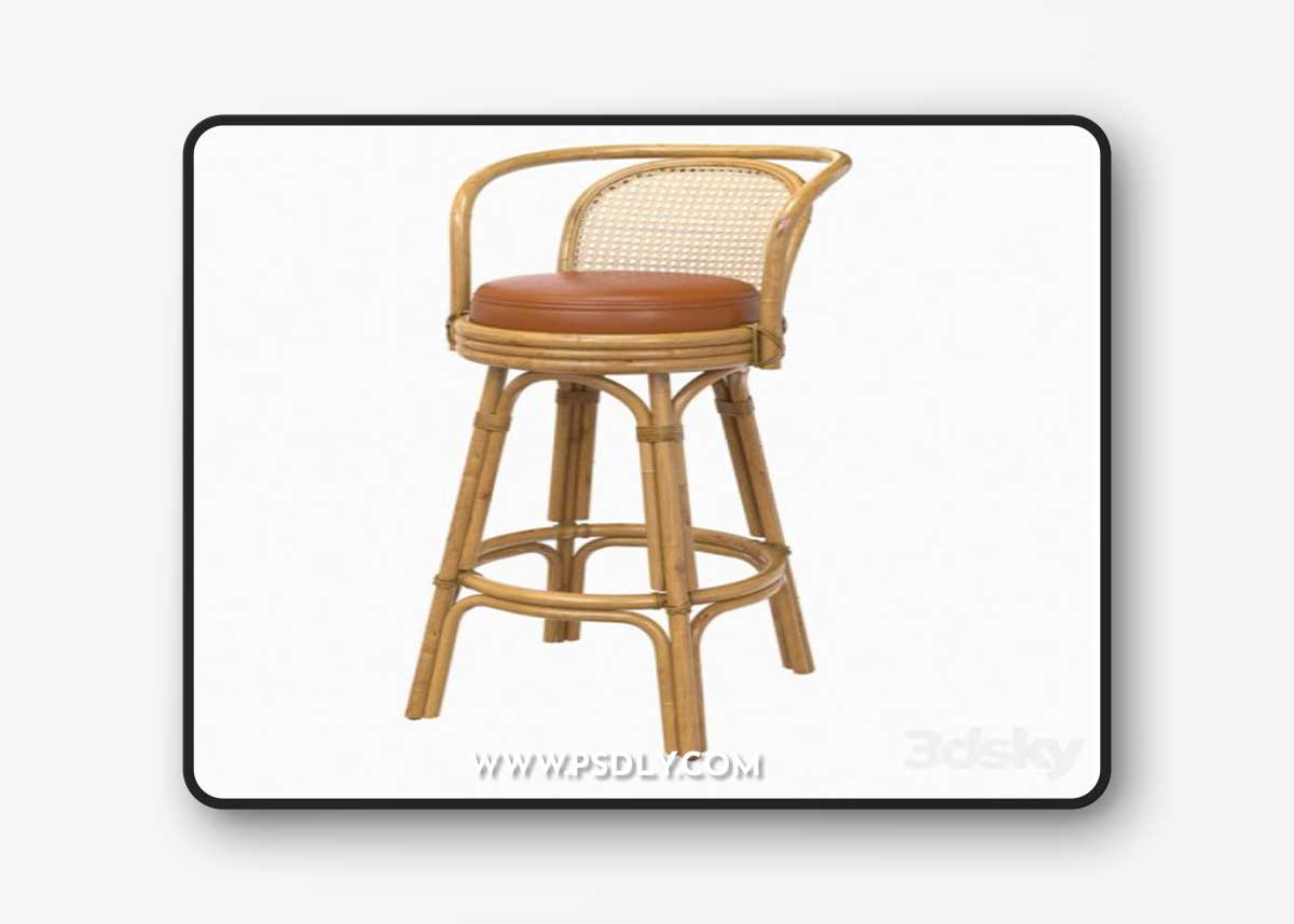 Cuban Barstool Lincoln Brooks