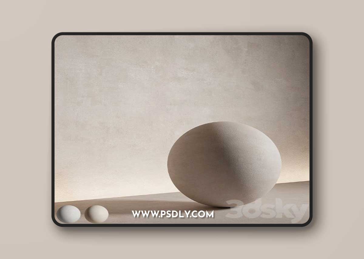 Decorative plaster. Seamless decorative plaster material 44