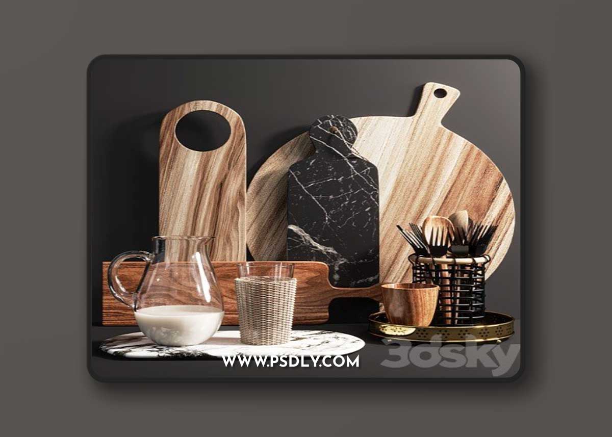 Decorative set for the kitchen