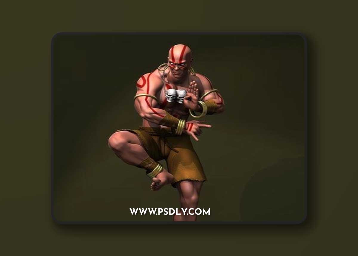Dhalsim – 3D Print Model