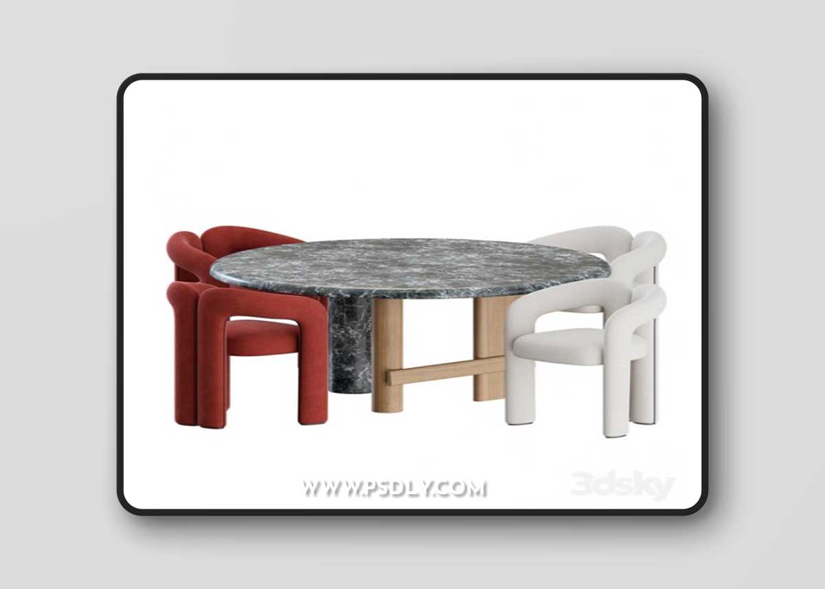Dinning Set01 by Cassina