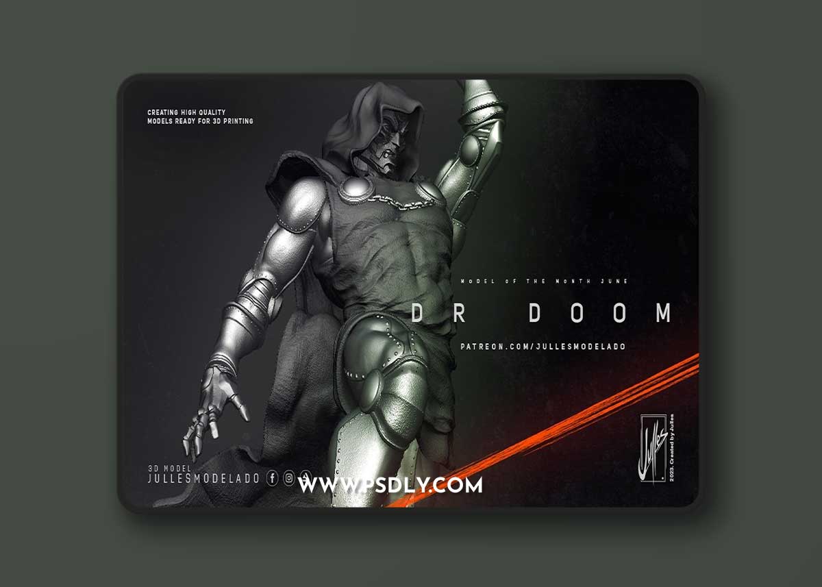 Doctor Doom By Julles Modelado – 3D Print Model
