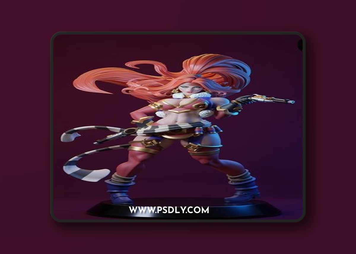 E.S Monster - Red Monika – 3D Print Model