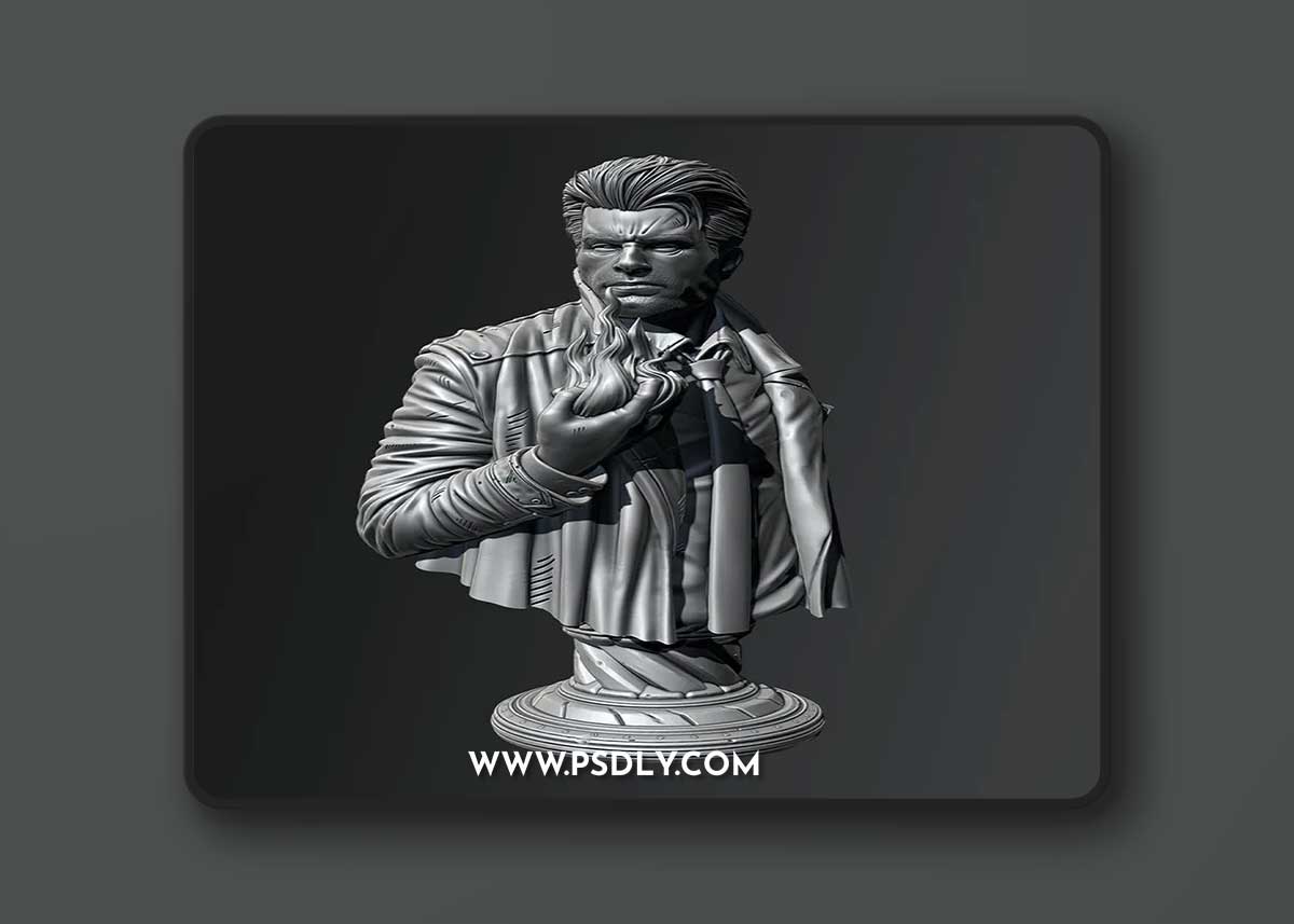 Eastman - Constantine Bust – 3D Print Model