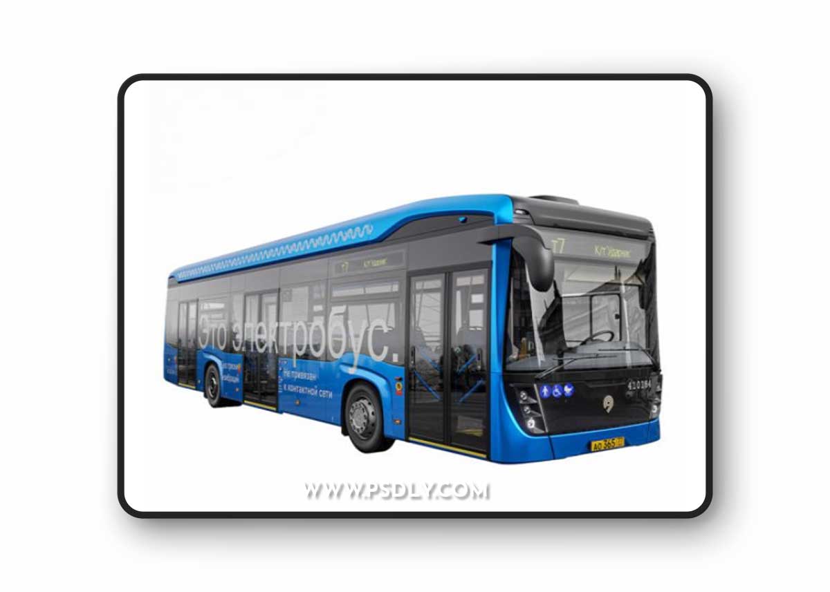 Electrobus Kamaz 6282 3D Model