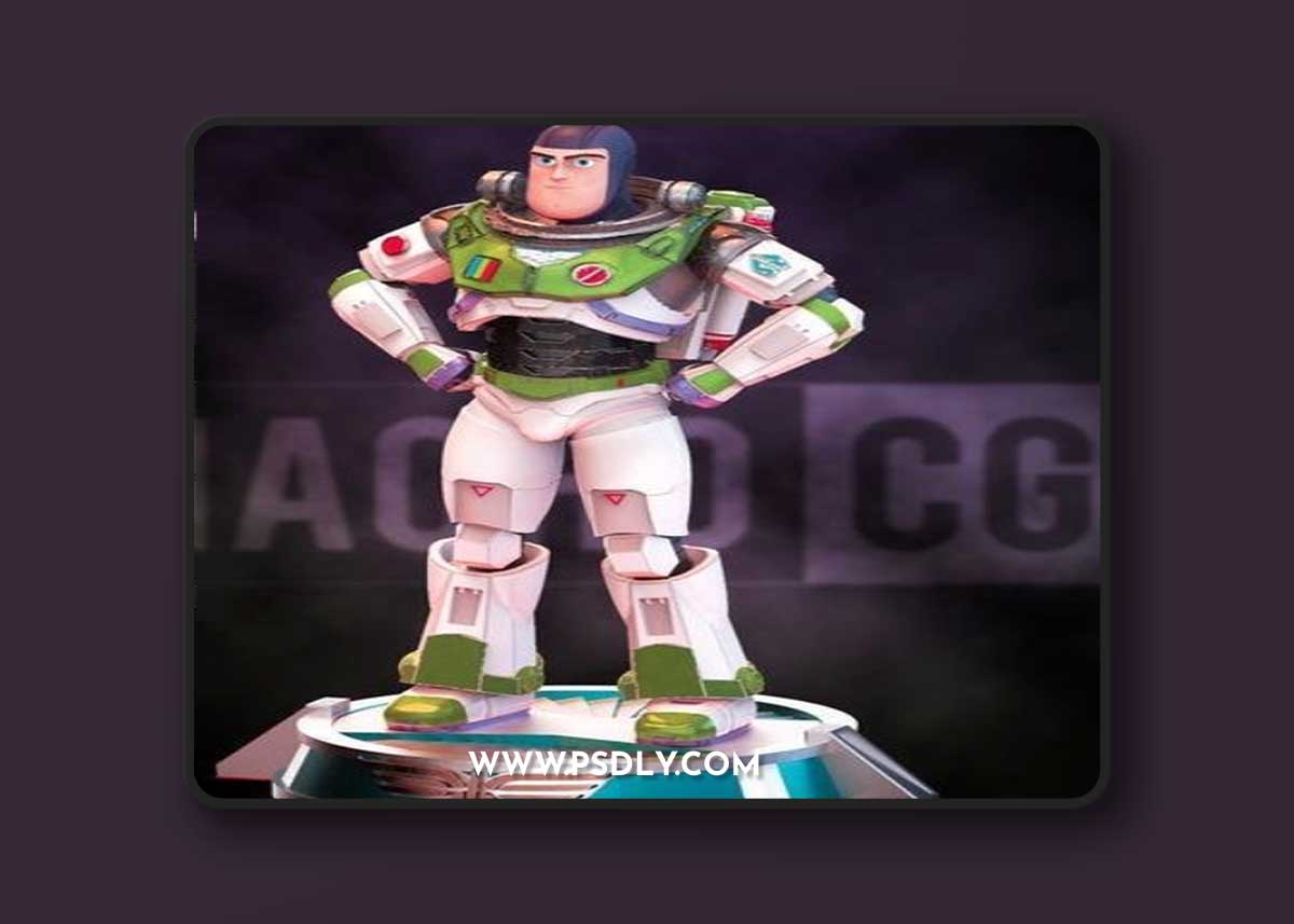 Fan Art Buzz Lightyear Statue – 3D Print Model