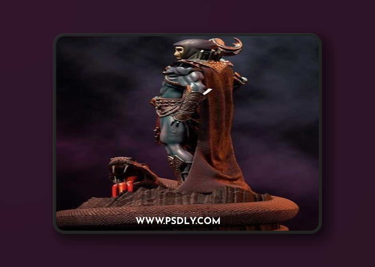Fan Art Skeletor - Masters of the Universe - Statue – 3D Print Model