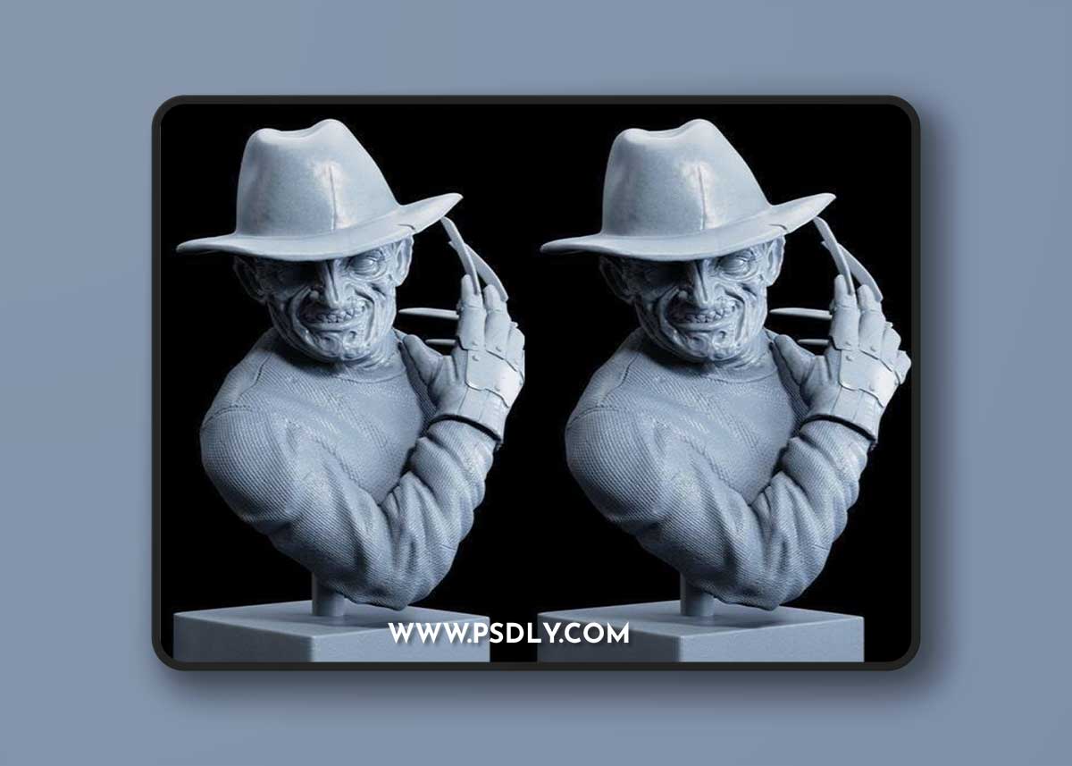 Freddy Krueger bust – 3D Print Model