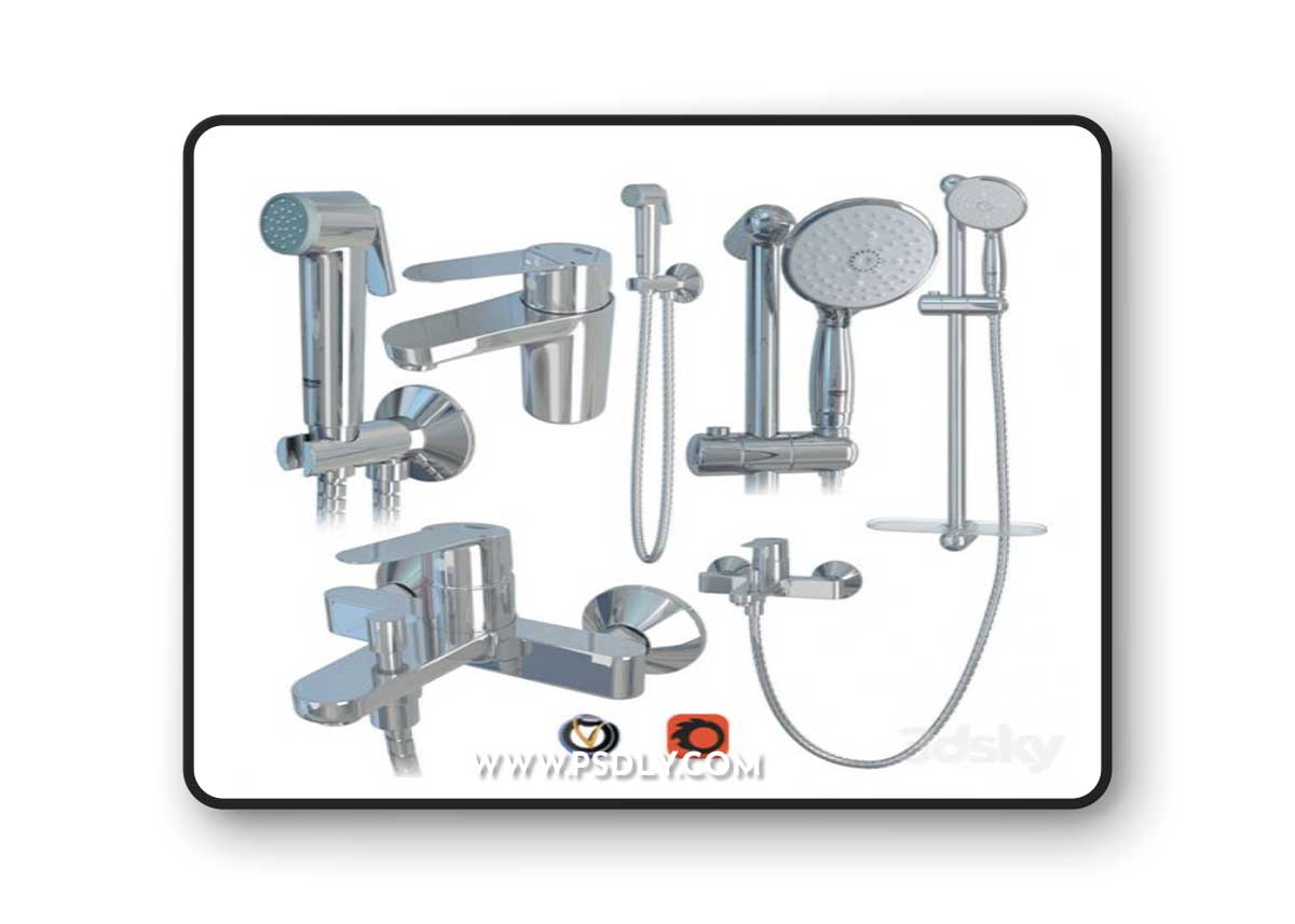 GROHE BauEdge faucet set