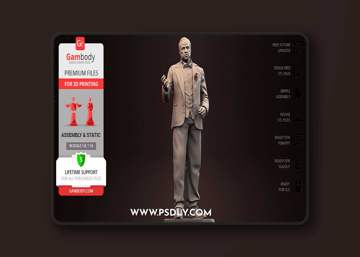 Gambody - The Godfather – 3D Print Model