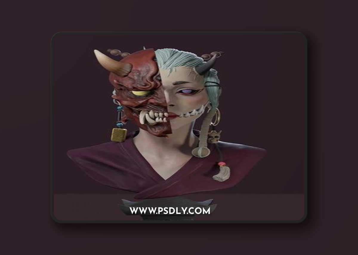 Hanmen Bust – 3D Print Model