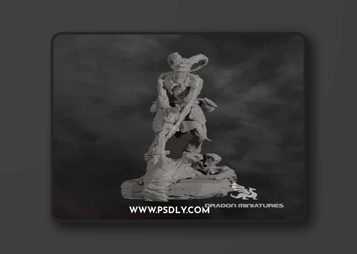 Helheim Slaves Statue and Bust – 3D Print Model