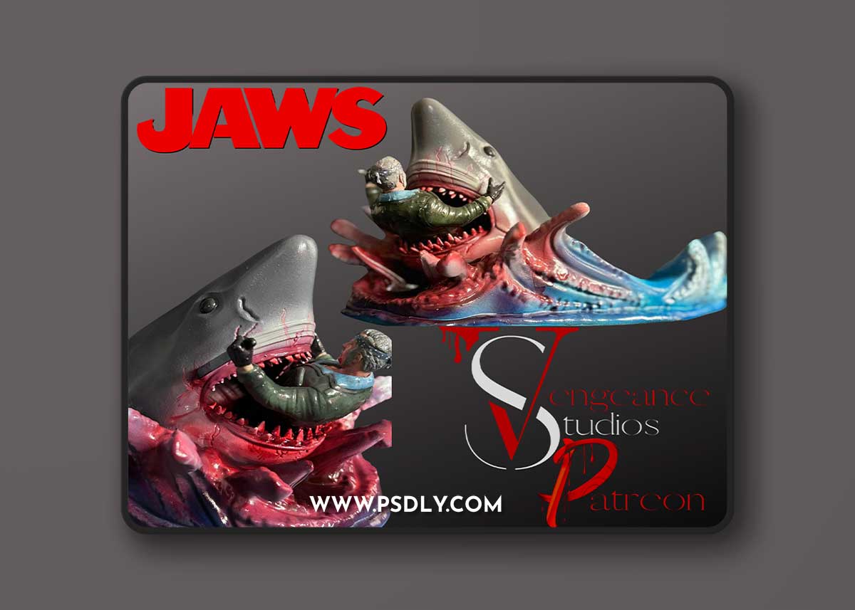 Jaws - Quints last stand – 3D Print Model