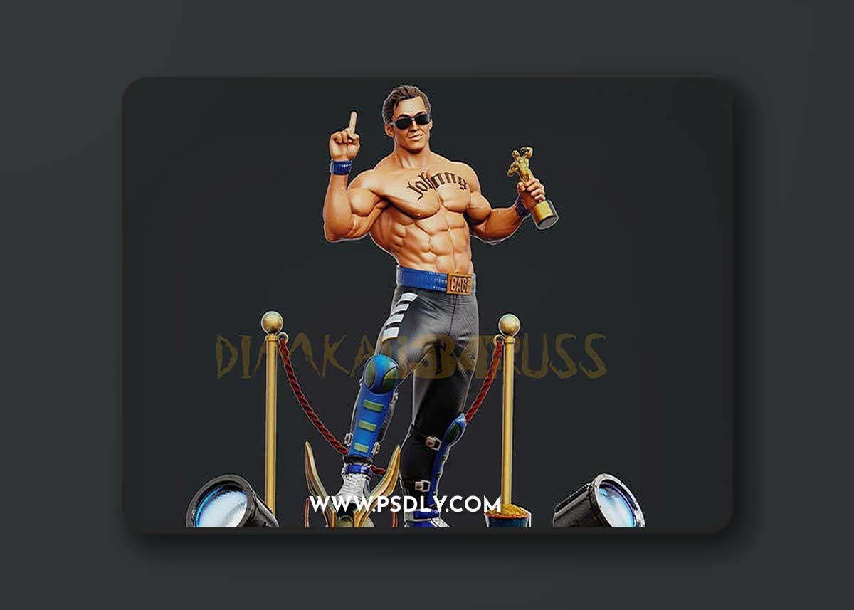 Johnny Cage Mortal Kombat – 3D Print Model
