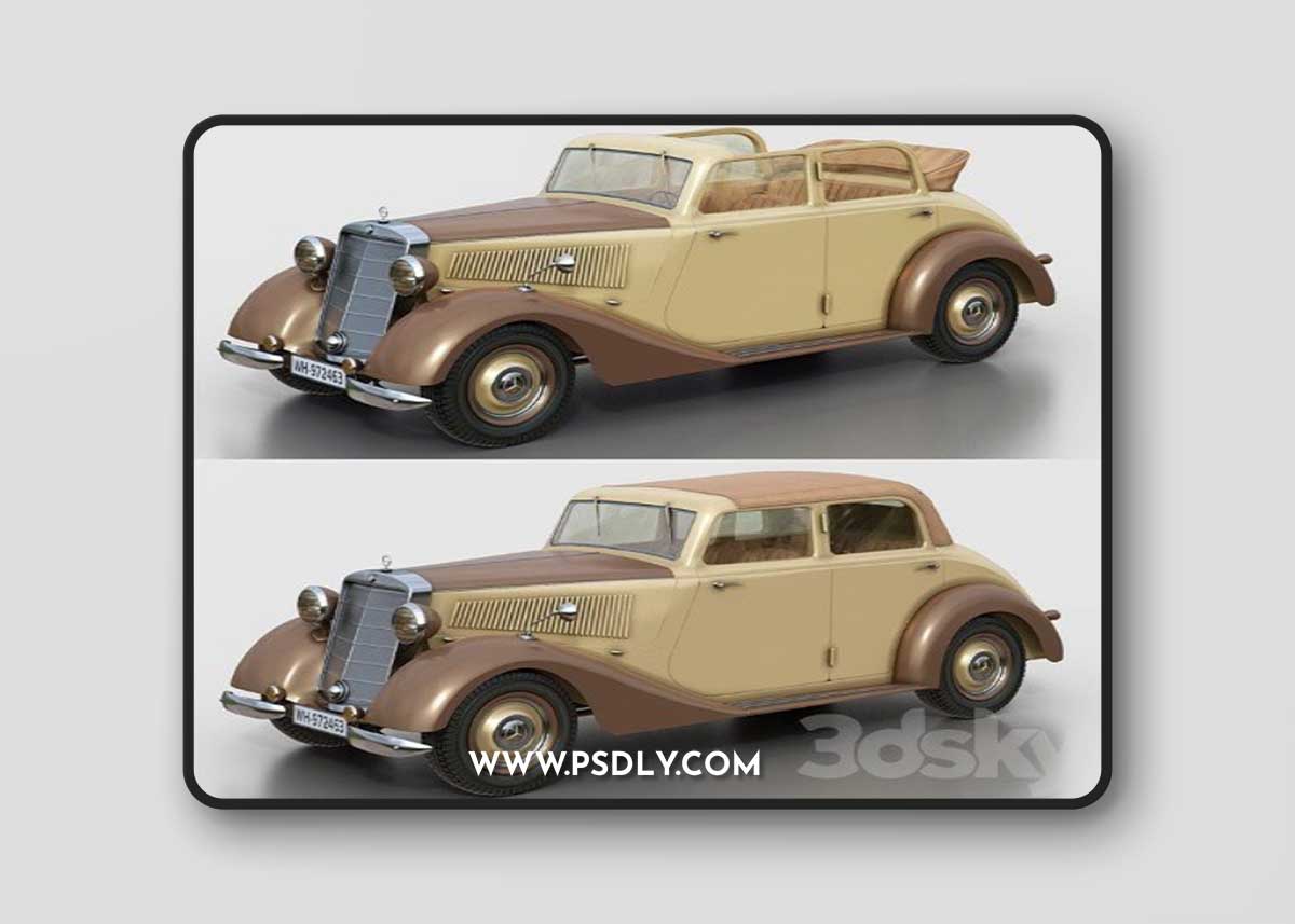 Mercedes-Benz 170V 1936 3D Model