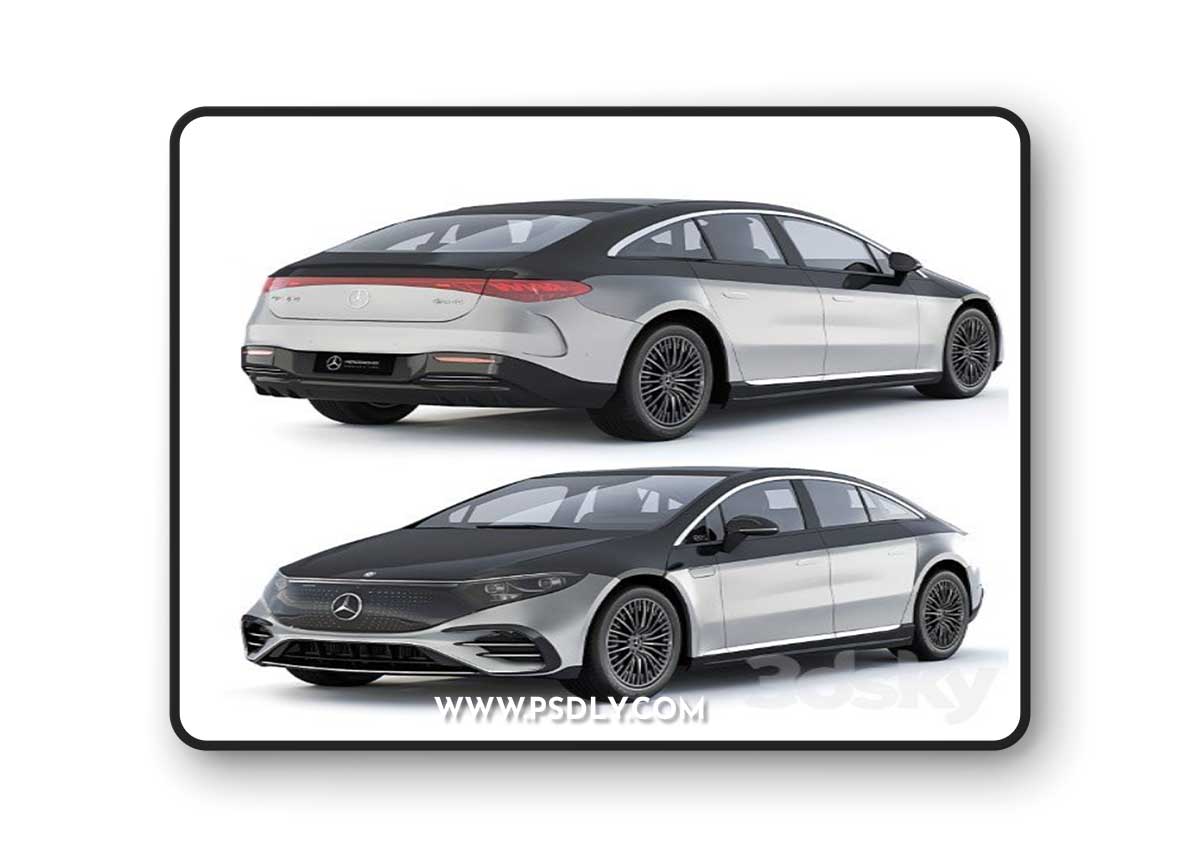 Mercedes-Benz EQS 580 2022 3D Model