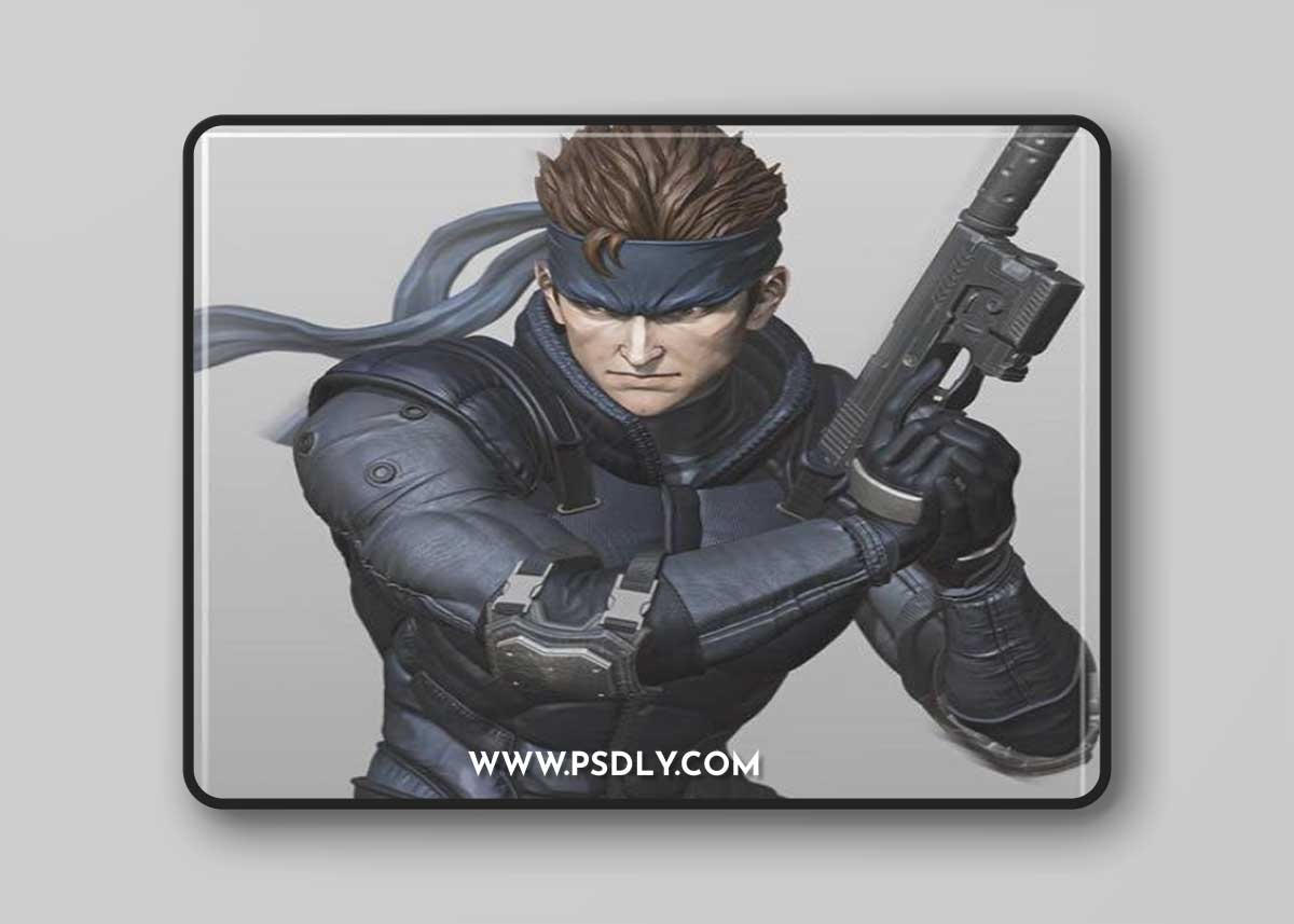Nomnom Figures - Solid Snake - Metal Gear Solid – 3D Print Model