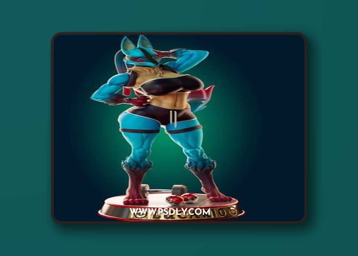 Officer Rhu - Lucario – 3D Print Model