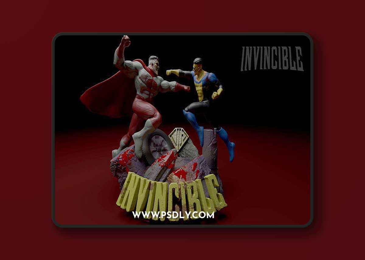 Omni Man Vs Invincible – 3D Print Model
