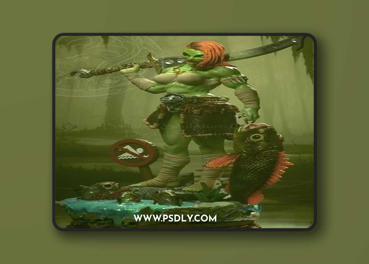 Orc Girl By Creative Geek MB – 3D Print Model