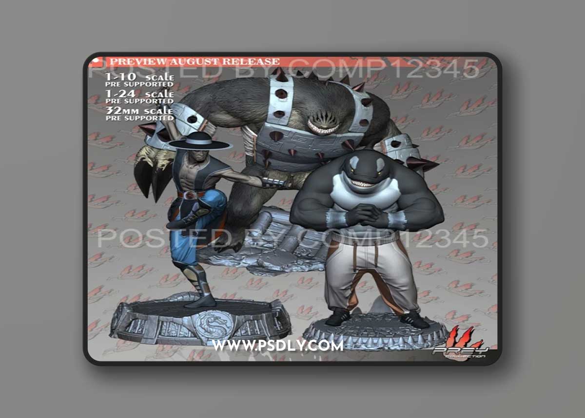 Prey Collection Studio August 2023 – 3D Print Model