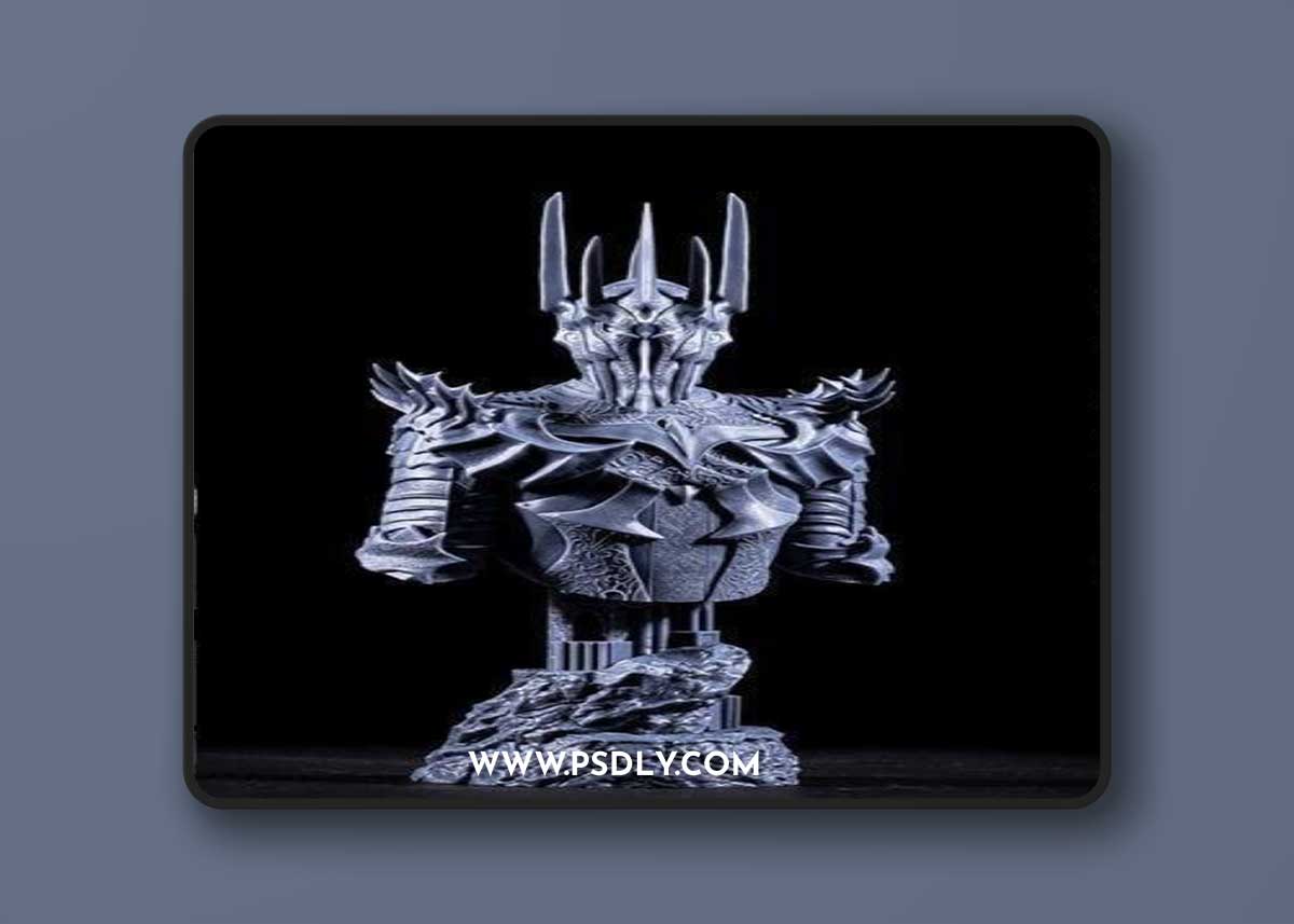 Sauron Bust – 3D Print Model