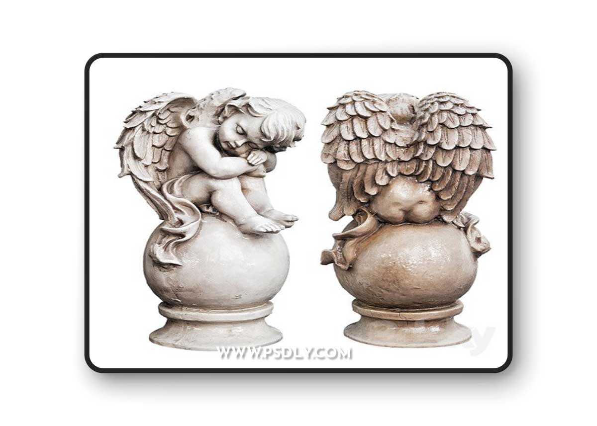 Sculpture Angel 01 3D Model