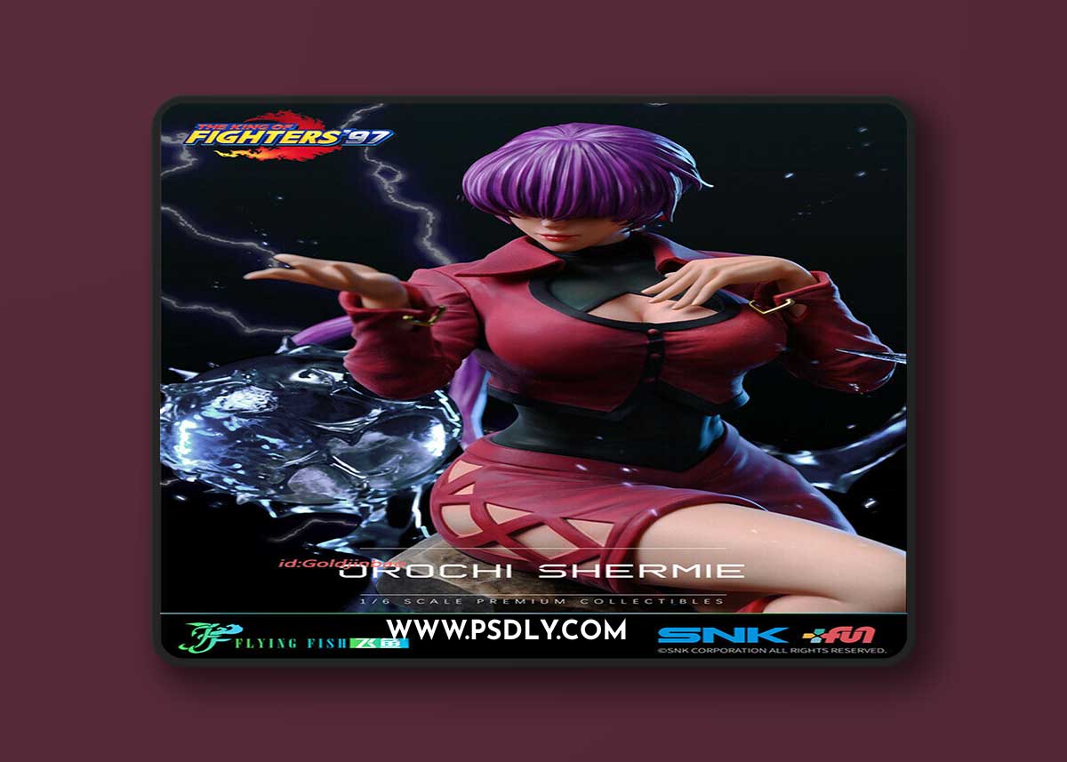 Shermie - King of Fighters - Pear Force One – 3D Print Model
