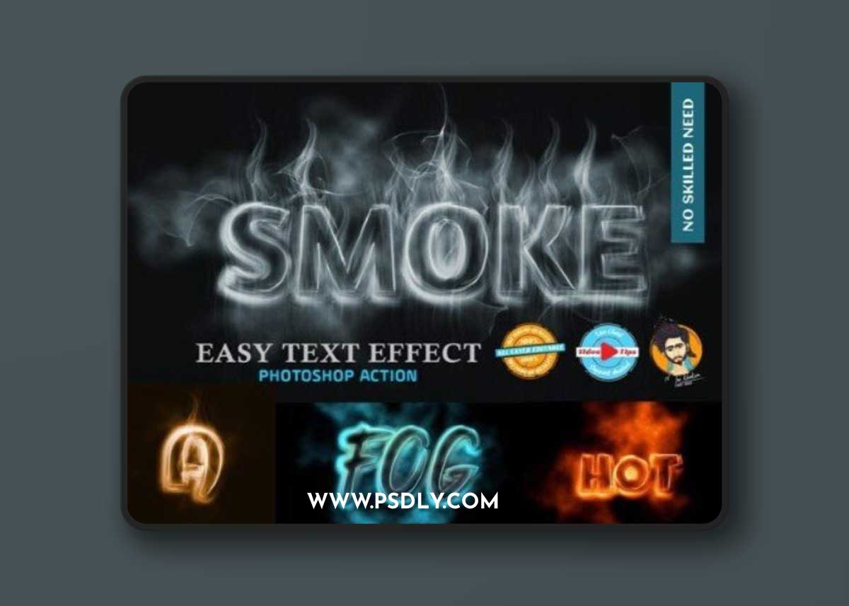 Smoke Text Effect Plugin