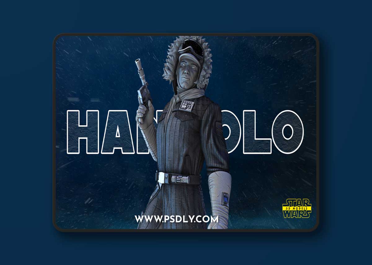 Star Wars - Han Solo Snowsuit Bust – 3D Print Model